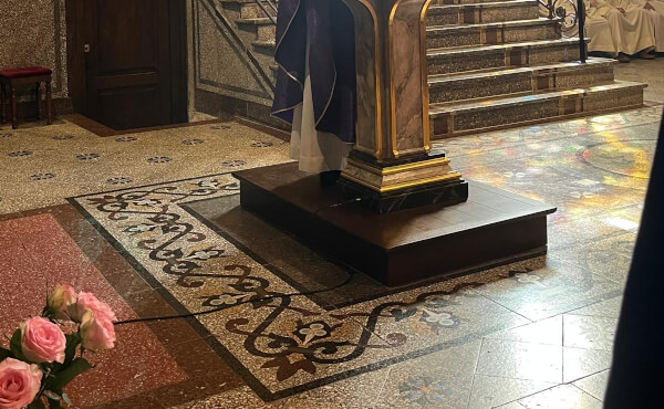 Lamboiaren bedeinkapena Aillet monsinoreak 2026ko martxoaren 22an