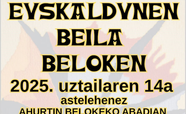 Euskaldunen beila Beila Belorken
