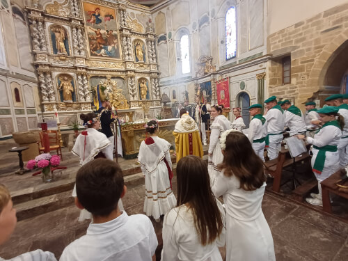 Fête-Dieu à Espelette le 22 juin 2025
