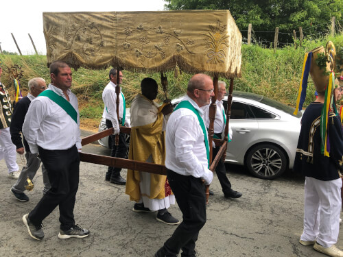 Fête-Dieu à Espelette le 22 juin 2025