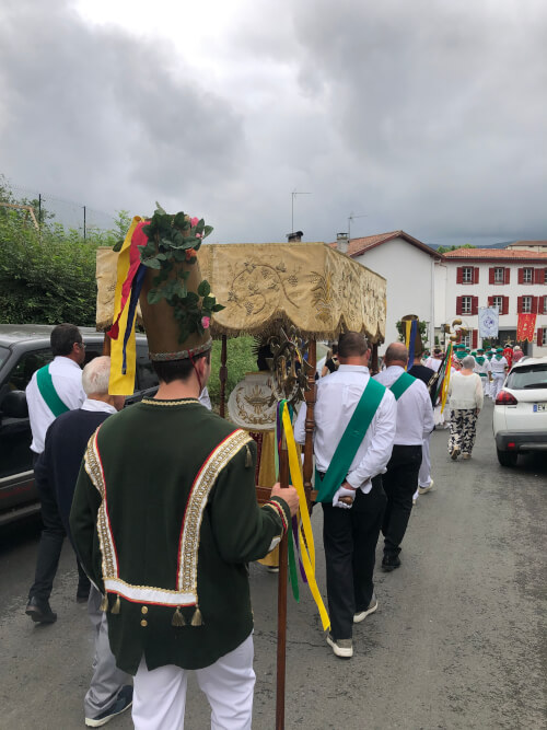 Fête-Dieu à Espelette le 22 juin 2025