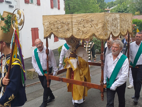 Fête-Dieu à Espelette le 22 juin 2025