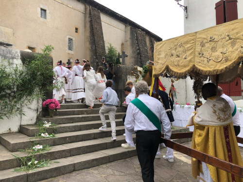 Fête-Dieu à Espelette le 22 juin 2025