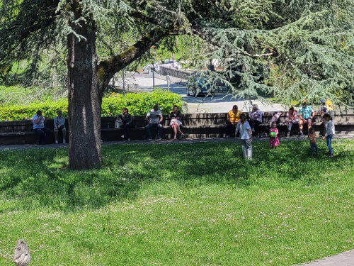 Les jeunes de la Profession de Foi à Loyola le dimanche 18 mai 2025
