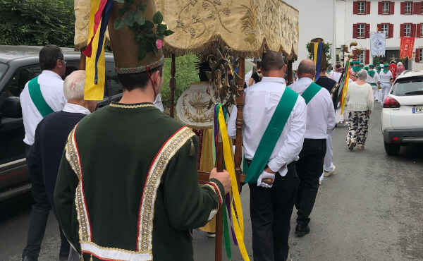 Fête-Dieu à Espelette le 22 juin 2025