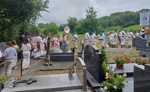 Fête-Dieu à Espelette le 22 juin 2025