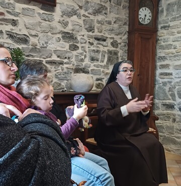 Avec les soeurs Carmélites