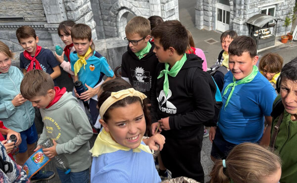 Mercredi 15 octobre : Pèlerinage des CM1 CM2 à Lourdes